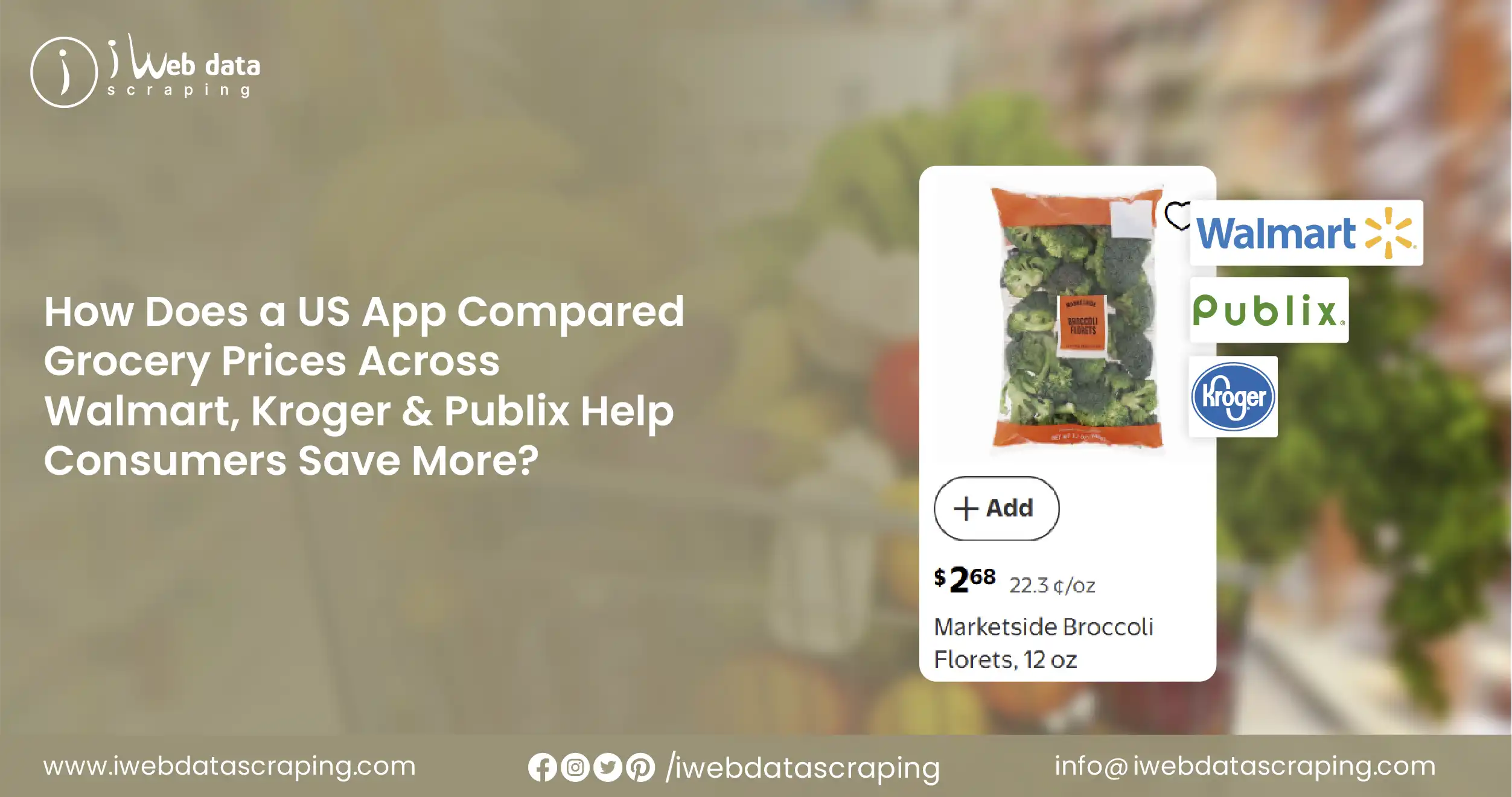 How Does a US App Compared Grocery Prices Across Walmart, Kroger & Publix Help